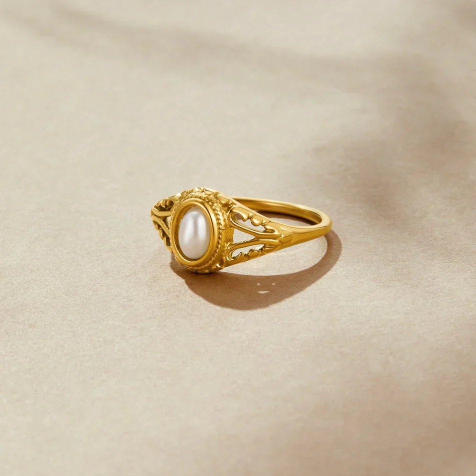 Bague Perle Intemporelle Zavienne | Or