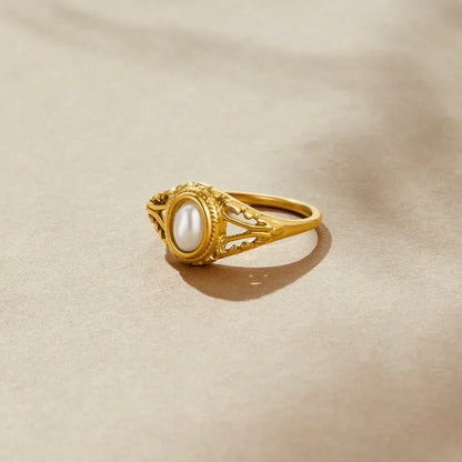 Bague Perle Intemporelle Zavienne | Or
