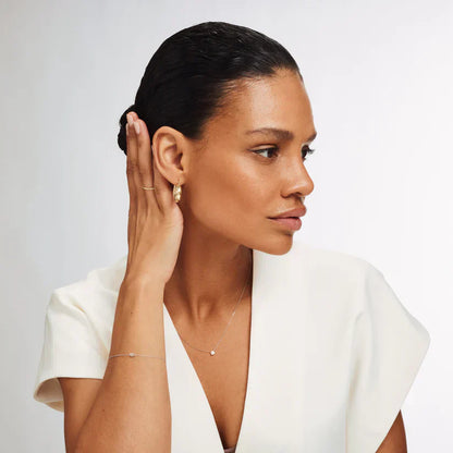 Collier Pierre Cléa | Or Blanc
